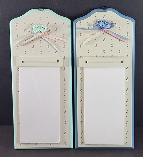 Vintage pair memo board - pair, notes